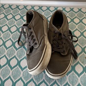 Vans Charcoal Canvas Sneakers